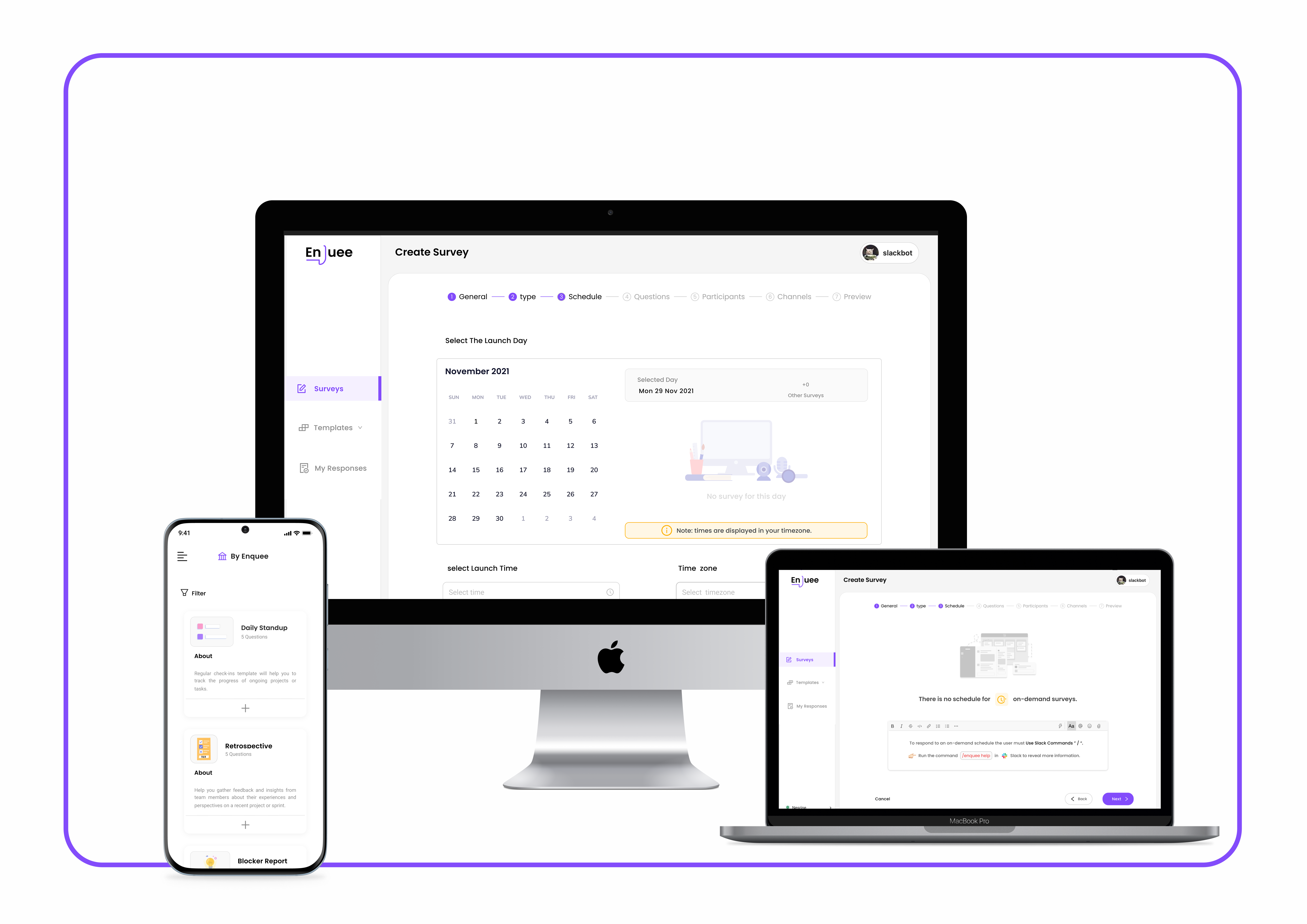 Enquee project preview