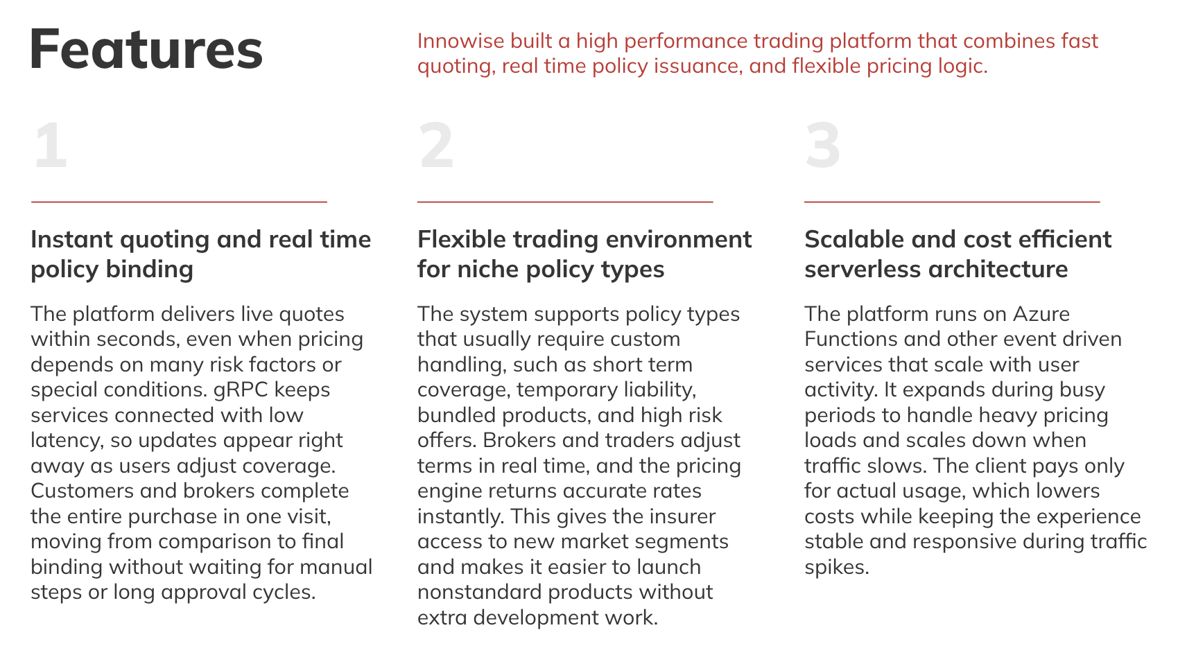 Insurance trader platform case study image 2 for Innowise Sp. z o.o