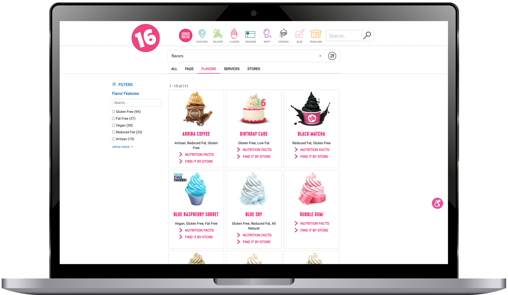 16 Handles: Geolocation-Powered Ordering for a Growing Frozen Yogurt Franchise case study image 2 for First Factory