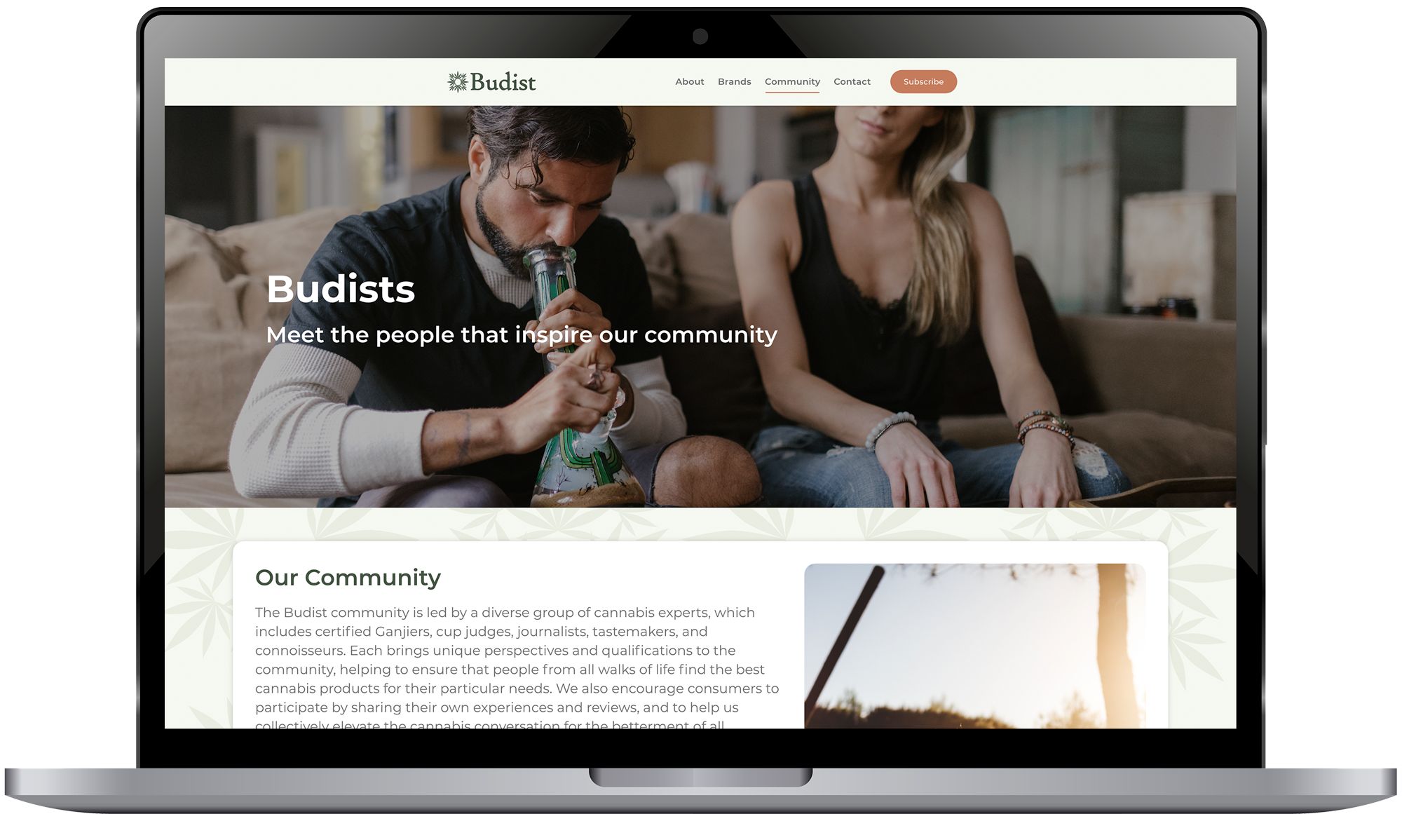 Taking Budist From Idea to a Launch-Ready Cannabis Review Platform case study image 2 for First Factory