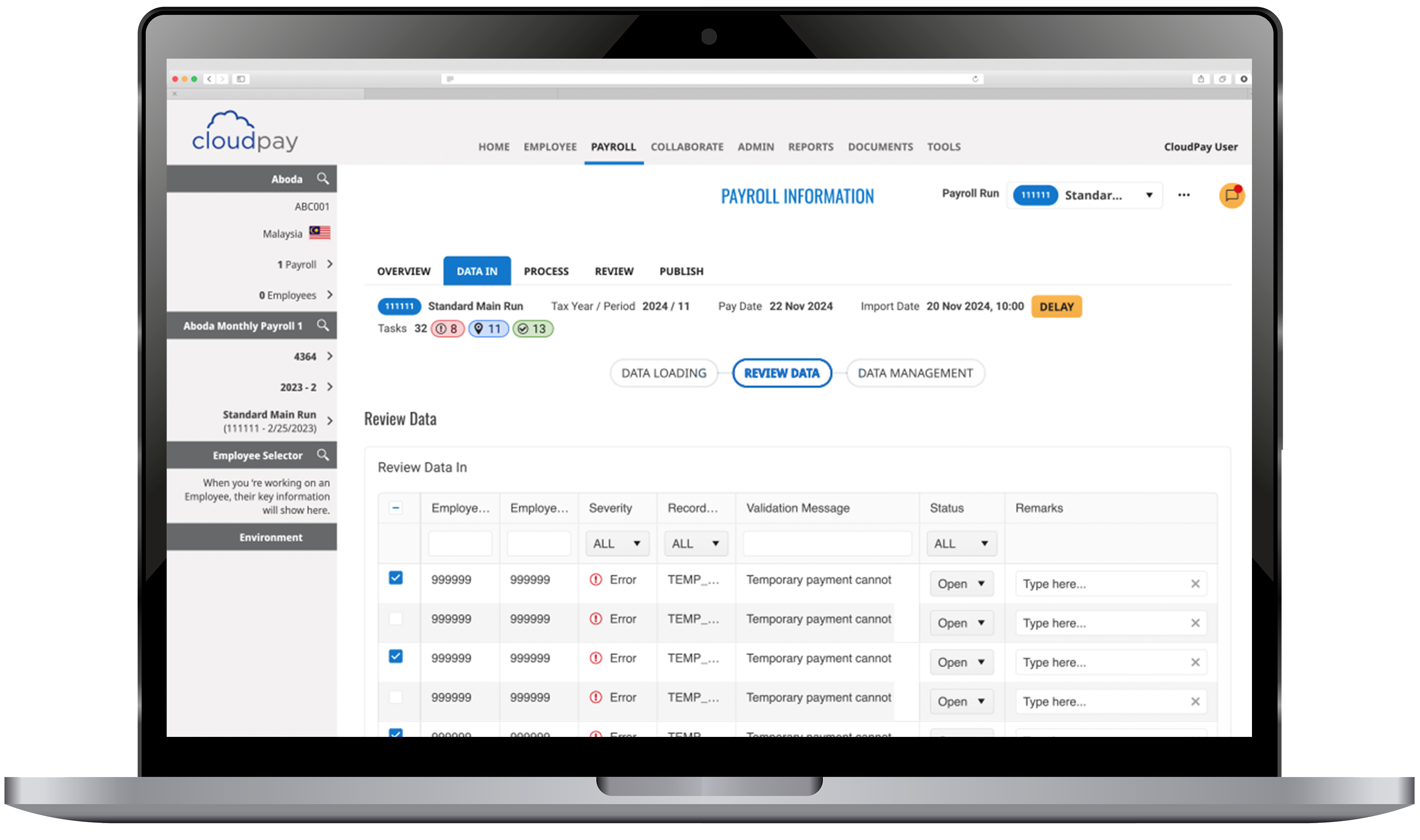 Acting as Technical Lead for CloudPay's Global Payroll Platform case study image 2 for First Factory